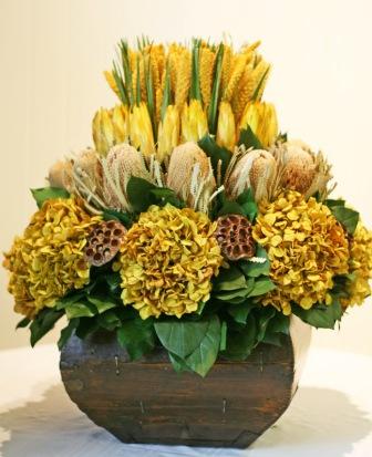 Golden Florals - Click Image to Close