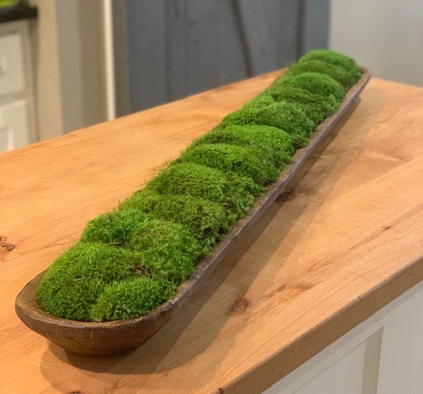 Rustic moss bowl